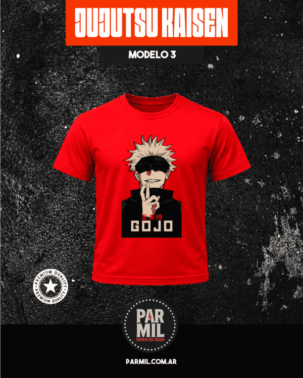 Remeras Jujutsu Kaisen Par Mil Modelo 3 Remeras Jujutsu Kaisen