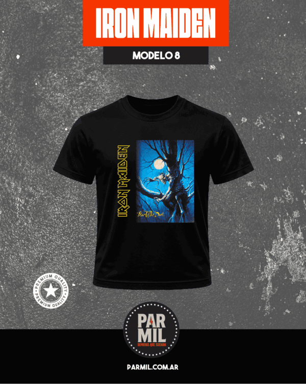 Remeras Par Mil - Iron Maiden Modelo 8 Remeras Iron Maiden