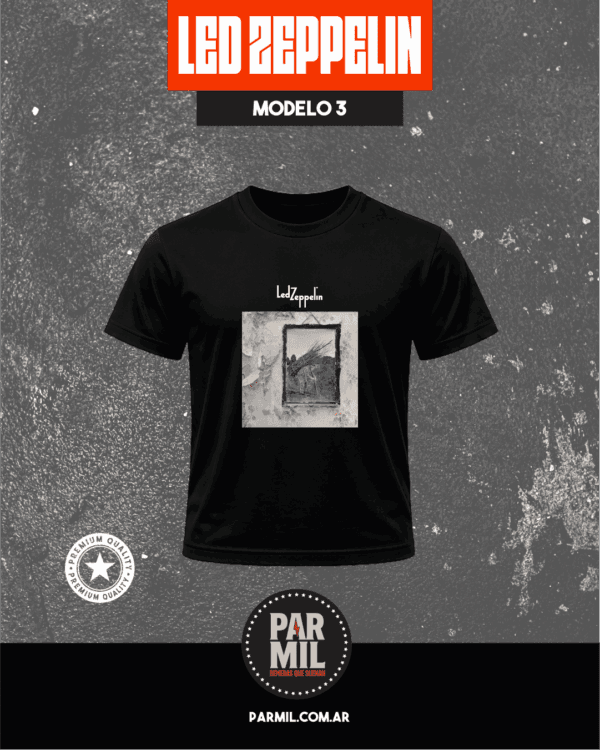 Remeras Par Mil - Led Zeppelin Modelo 3 Remeras Led Zeppelin