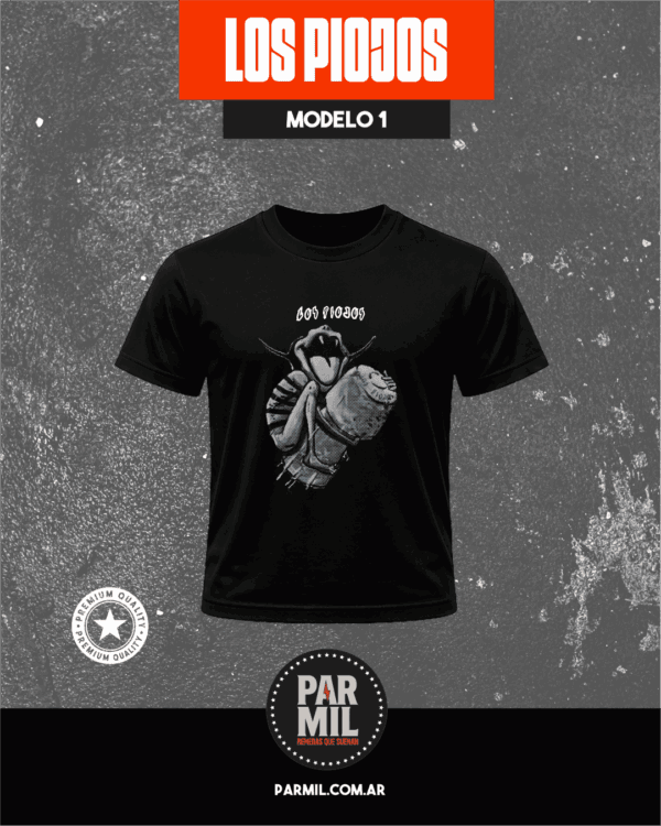Remeras Los Piojos