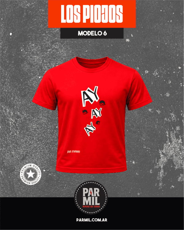Remeras Los Piojos