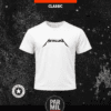 Remeras Par Mil - Metallica Blanca Classic Remeras Metallica