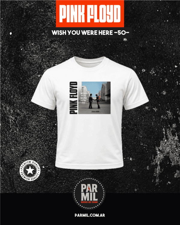Remeras Par Mil - Pink Floyd Wish you were here -50- Remeras Pink Floyd
