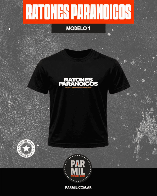 Remeras Ratones Paranoicos