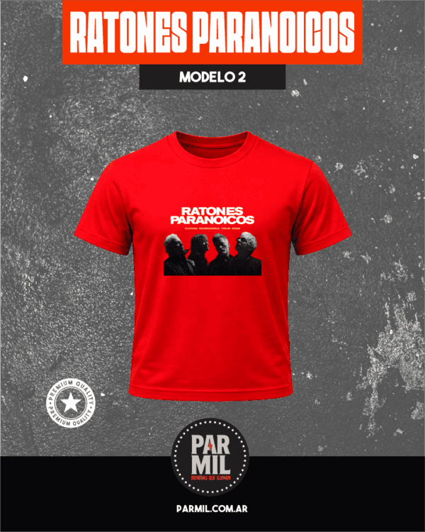 Remeras Ratones Paranoicos