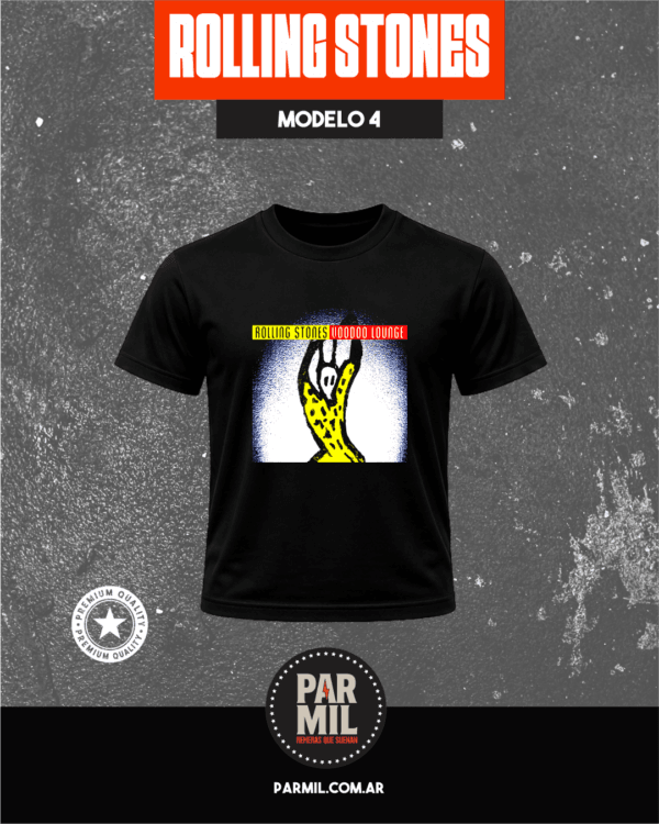 Remeras Par Mil - Rolling Stones Modelo 4 Remeras The Rolling Stones