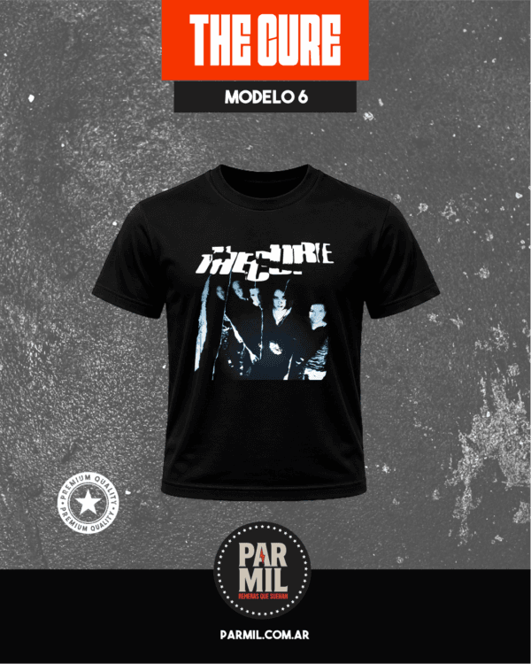 Remeras Par Mil - The Cure Modelo 6 Remeras The Cure