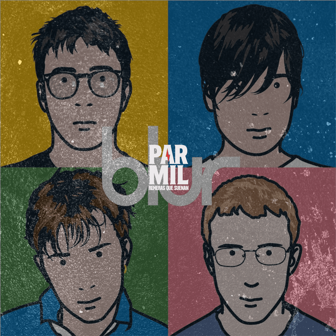 Remeras Par Mil portada Blur Remeras Blur