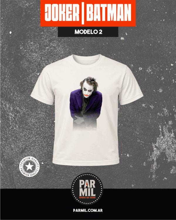 Remeras Joker & Batman Modelo 2 Remeras Batman & Joker