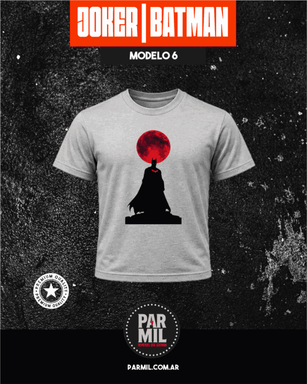 Remeras Joker & Batman Modelo 6 Remeras Batman & Joker