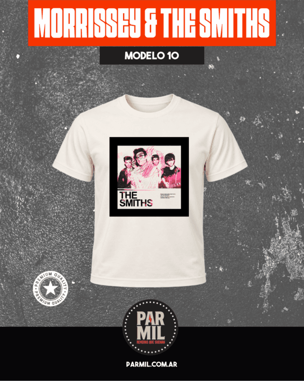 Remeras Par Mil - Morrissey & The Smiths Modelo 10 Remeras Morrissey & The Smiths
