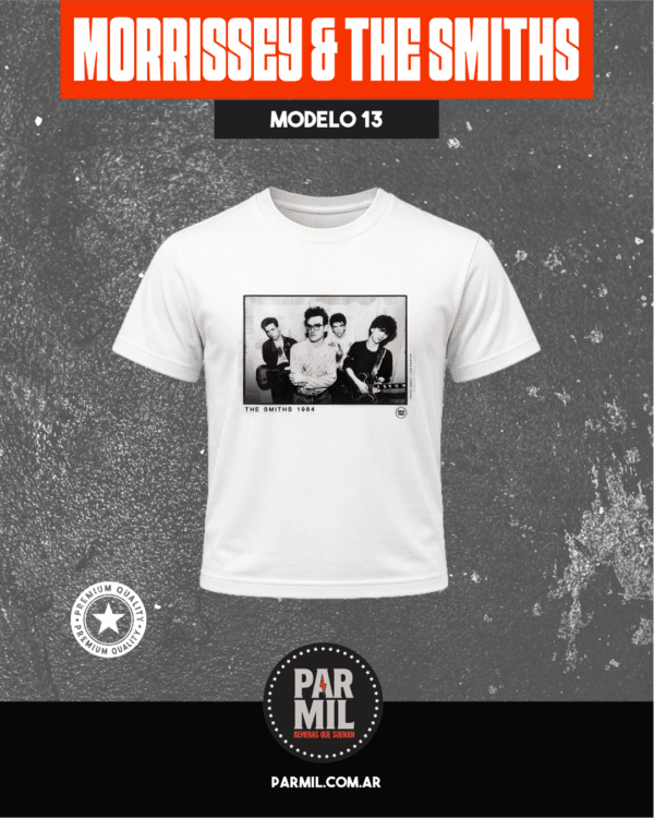 Remeras Par Mil - Morrissey & The Smiths Modelo 13 Remeras Morrissey & The Smiths
