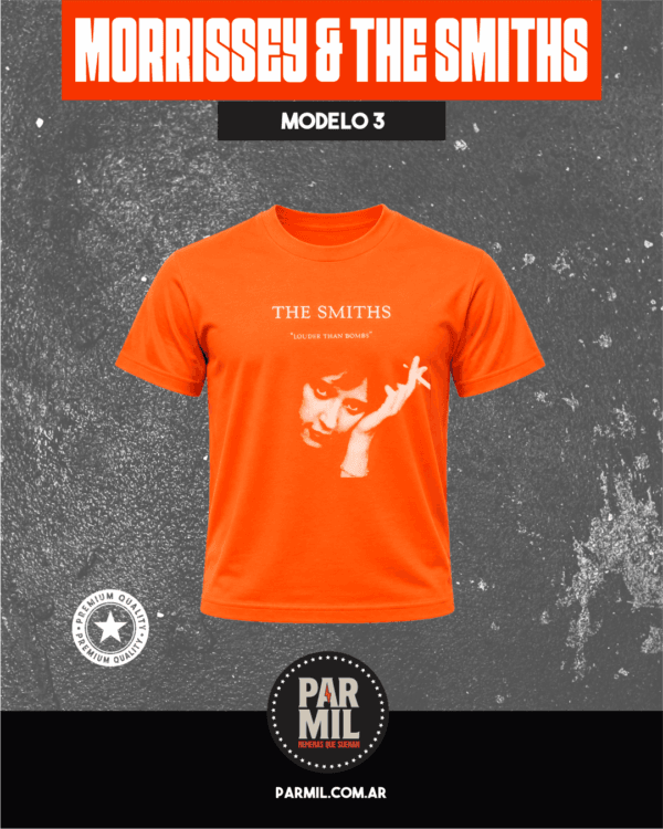 Remeras Par Mil - Morrissey & The Smiths Modelo 3 Remeras Morrissey & The Smiths