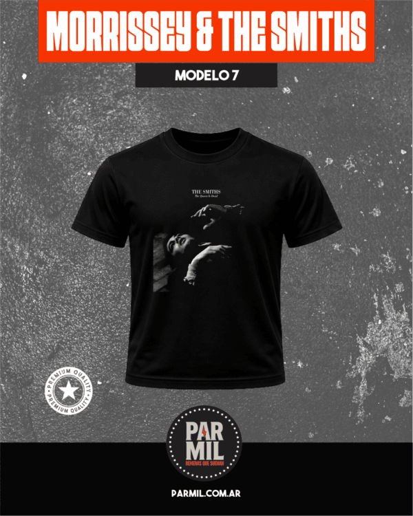 Remeras Par Mil - Morrissey & The Smiths Modelo 7 Remeras Morrissey & The Smiths