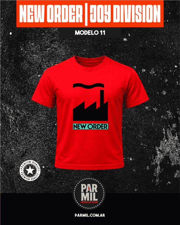 Remeras Par Mil - New Order Joy Division Modelo 11 Remeras New Order | Joy Division