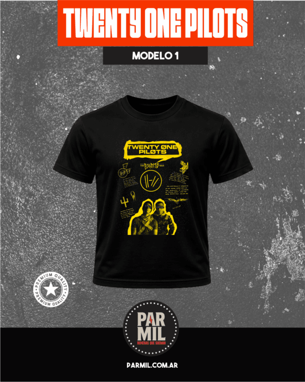 Remeras Twenty One Pilots