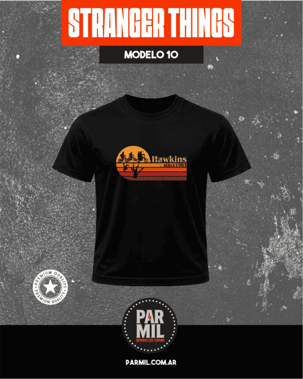 Remeras de Stranger Things Modelo 10 Remeras Stranger Things