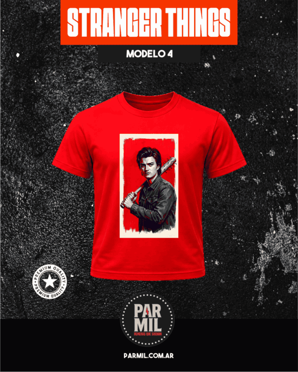 Remeras de Stranger Things Modelo 4 Remeras Stranger Things