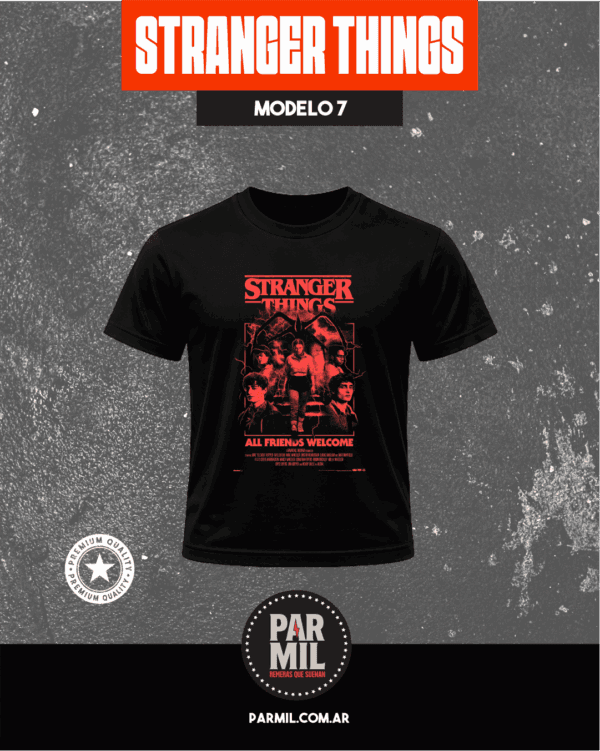 Remeras de Stranger Things Modelo 7 Remeras Stranger Things