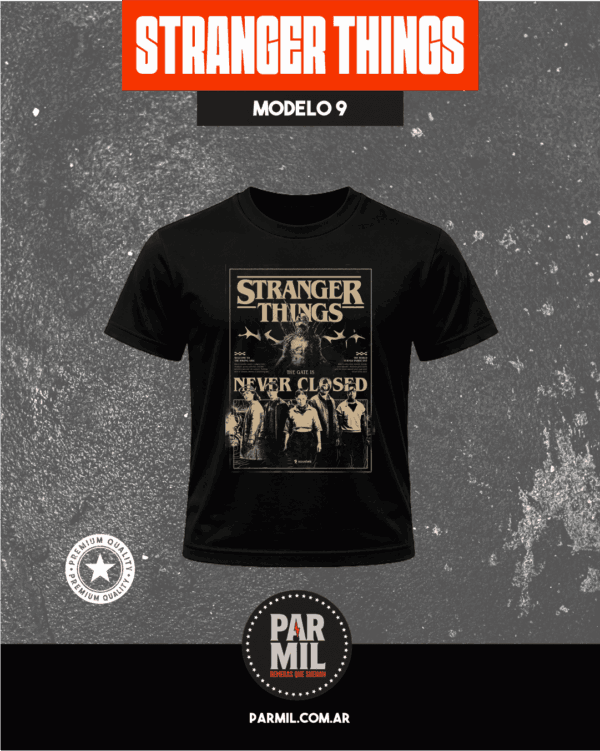 Remeras de Stranger Things Modelo 9 Remeras Stranger Things