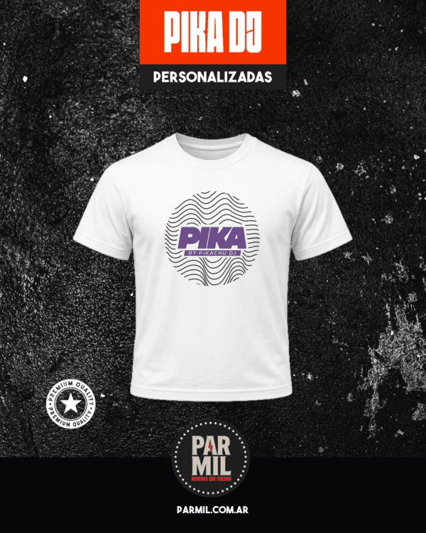 Remeras personalizadas PIKA DJ