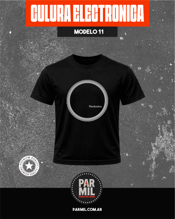 Remeras Par Mil - Cultura Electronica Modelo 11 Remeras Cultura Electronica
