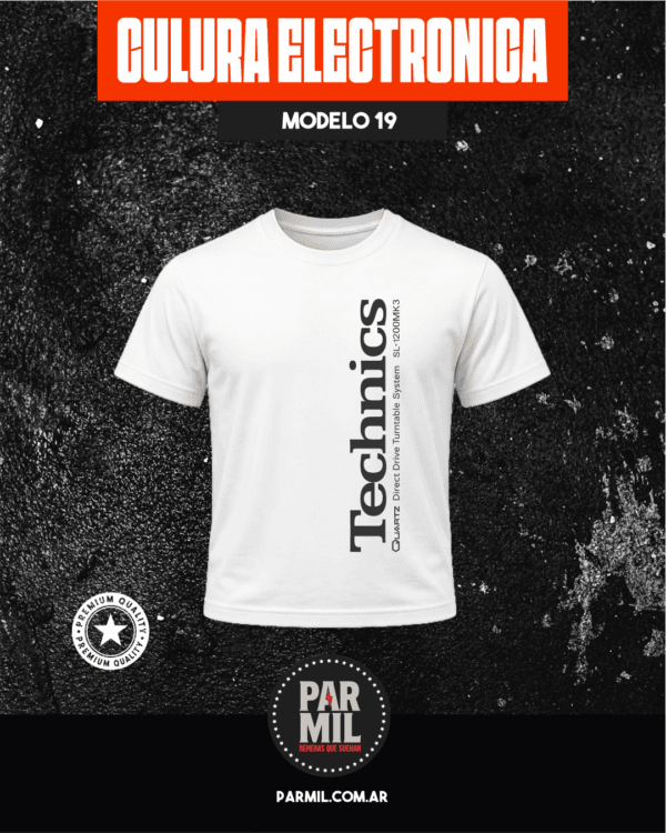 Remeras Par Mil - Cultura Electronica Modelo 19 Remeras Cultura Electronica
