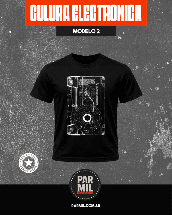 Remeras Par Mil - Cultura Electronica Modelo 2 Remeras Cultura Electronica