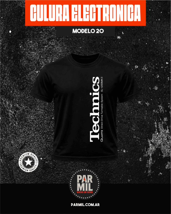 Remeras Par Mil - Cultura Electronica Modelo 20 Remeras Cultura Electronica