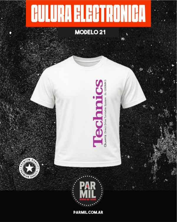 Remeras Par Mil - Cultura Electronica Modelo 21 Remeras Cultura Electronica