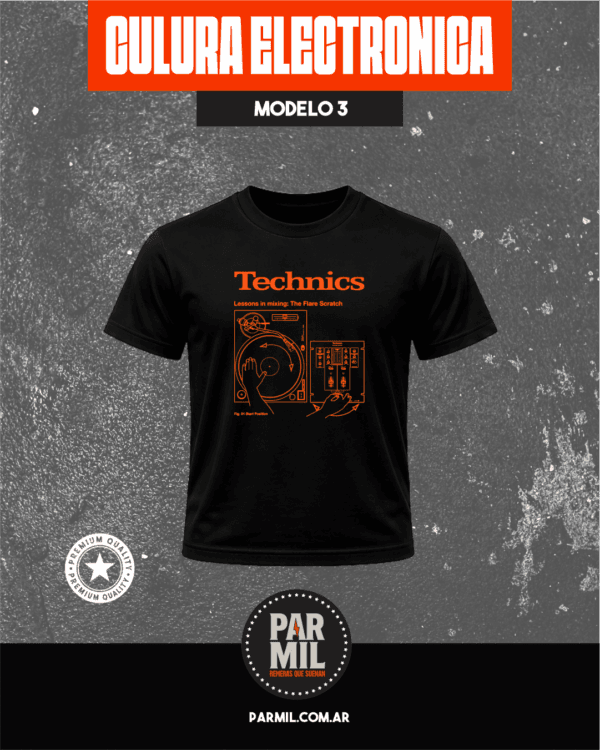 Remeras Par Mil - Cultura Electronica Modelo 3 Remeras Cultura Electronica