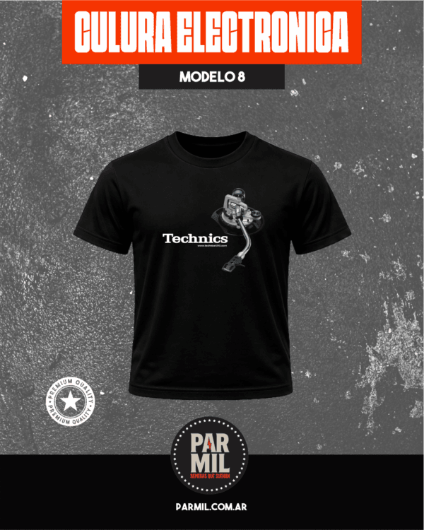 Remeras Par Mil - Cultura Electronica Modelo 8 Remeras Cultura Electronica